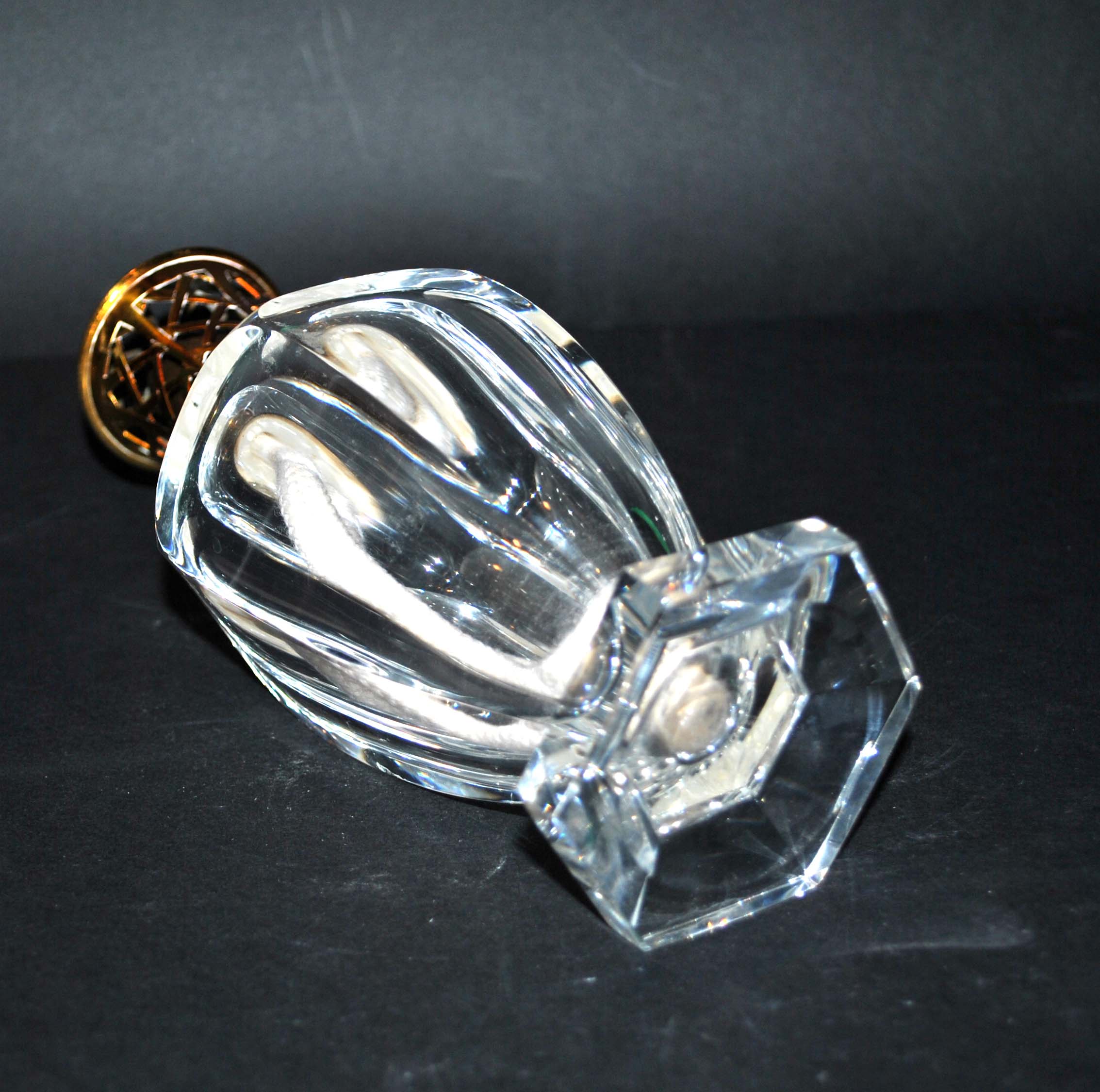 Berger lamp in crystal of BACCARAT Model Amphora signed 20cm