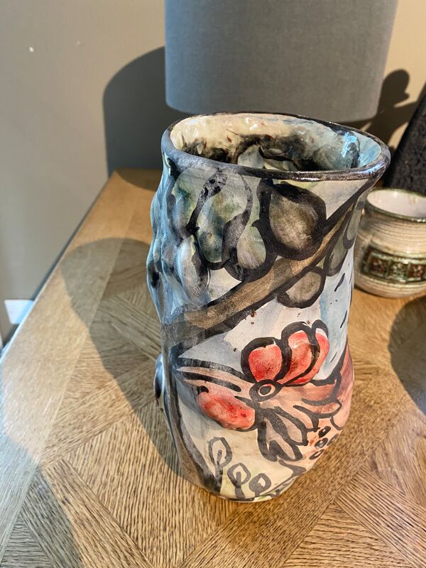 Vase coq artiste contemporaine