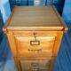 Three-drawer filing cabinet, professional-grade cabinet.