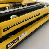 Brother deluxe 800 typewriter yellow