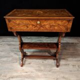 Louis XV Style Middle Side Table In Marquetry