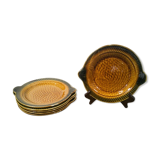 Service of 6 plates fish Sarreguemines