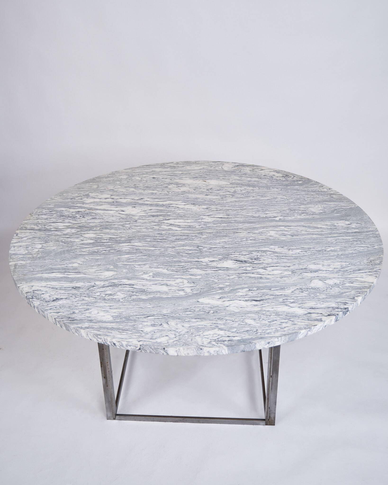 Rare PK 54 dining table - Model PK 54 - Cipollini marble top - Poul Kjærholm - E. Kold Christensen - 1960s