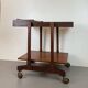 Mid-Century Italian Wooden Bar Trolley, 1960s