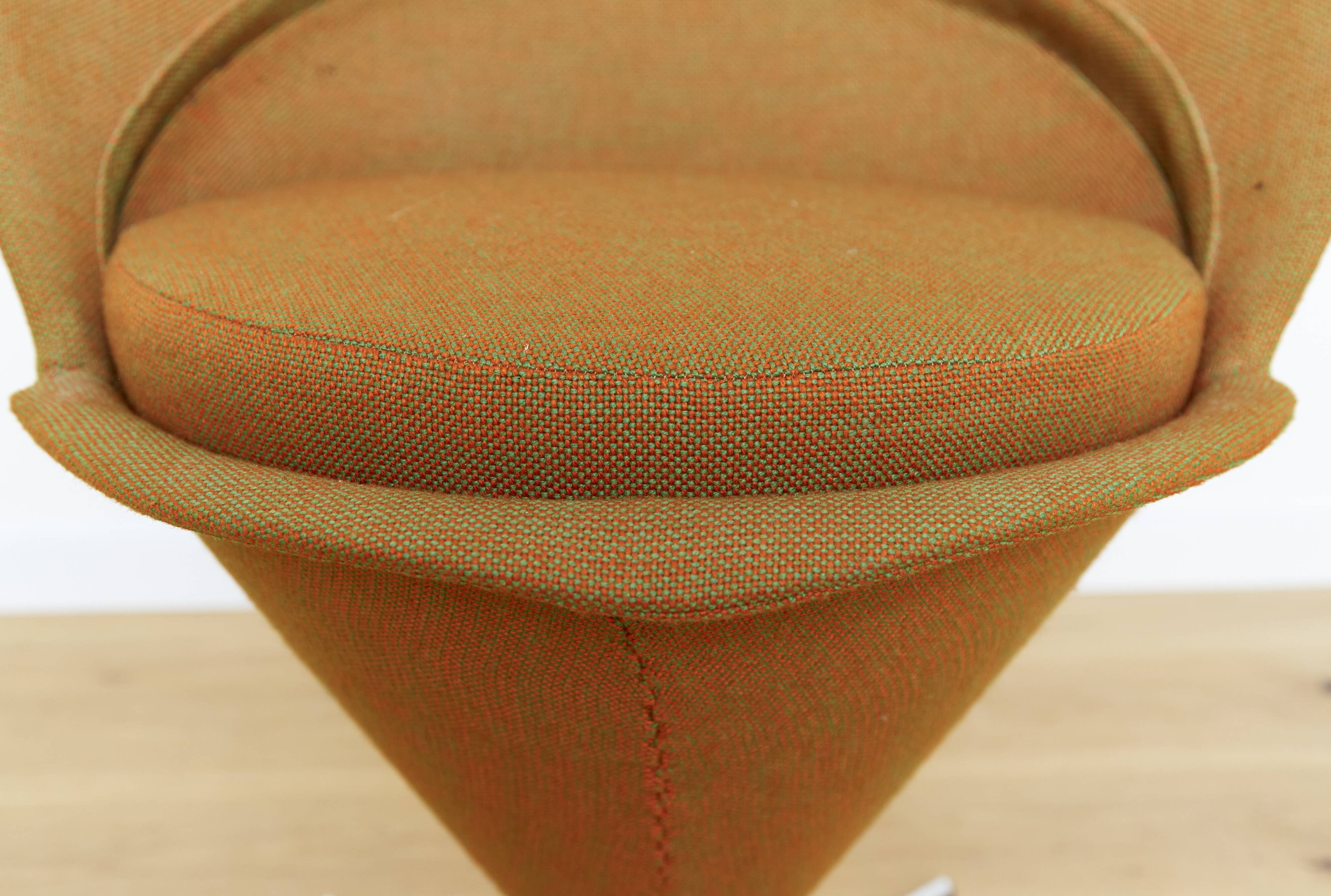 Chaise Cône Vintage par Verner Panton pour Gebrüder Nehl