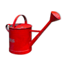 Red zinc watering can