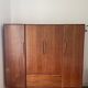 Vintage Scandinavian style teak wardrobe from the 1960s by Tricoire and Vecchione.
