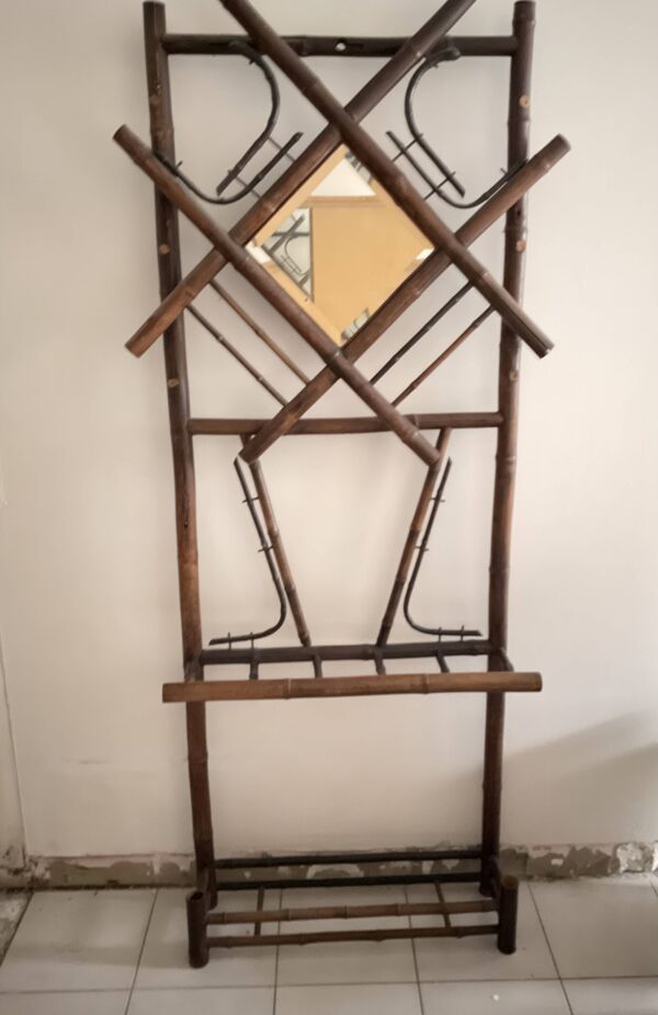 Porte manteau chapeau et parapluie bambou 19 Eme siècle