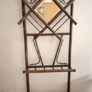 Coat rack for hats and umbrellas, bamboo, 19th century.