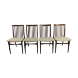 Set of 4 lounge chairs in Walnut-Netherlands 1960 s