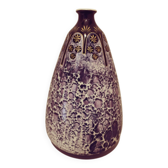 Vase en porcelaine Signé Hamage Moulin Loups
