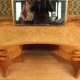 Art deco period speckled maple dressing table