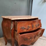 Commode in Louis XV style marquetry