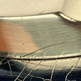 Modern vintage German metal ashtray, 1960s