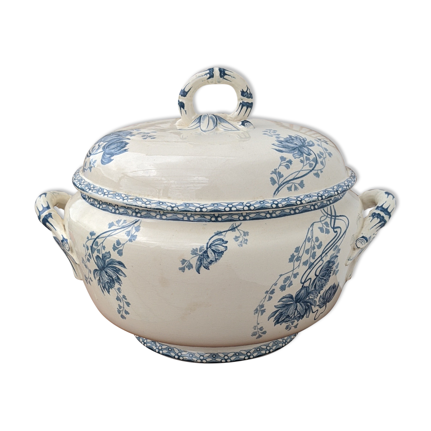 Soup tureen Sarreguemines Royat