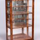 Biedermeier Display Cabinet in Walnut, 1830s