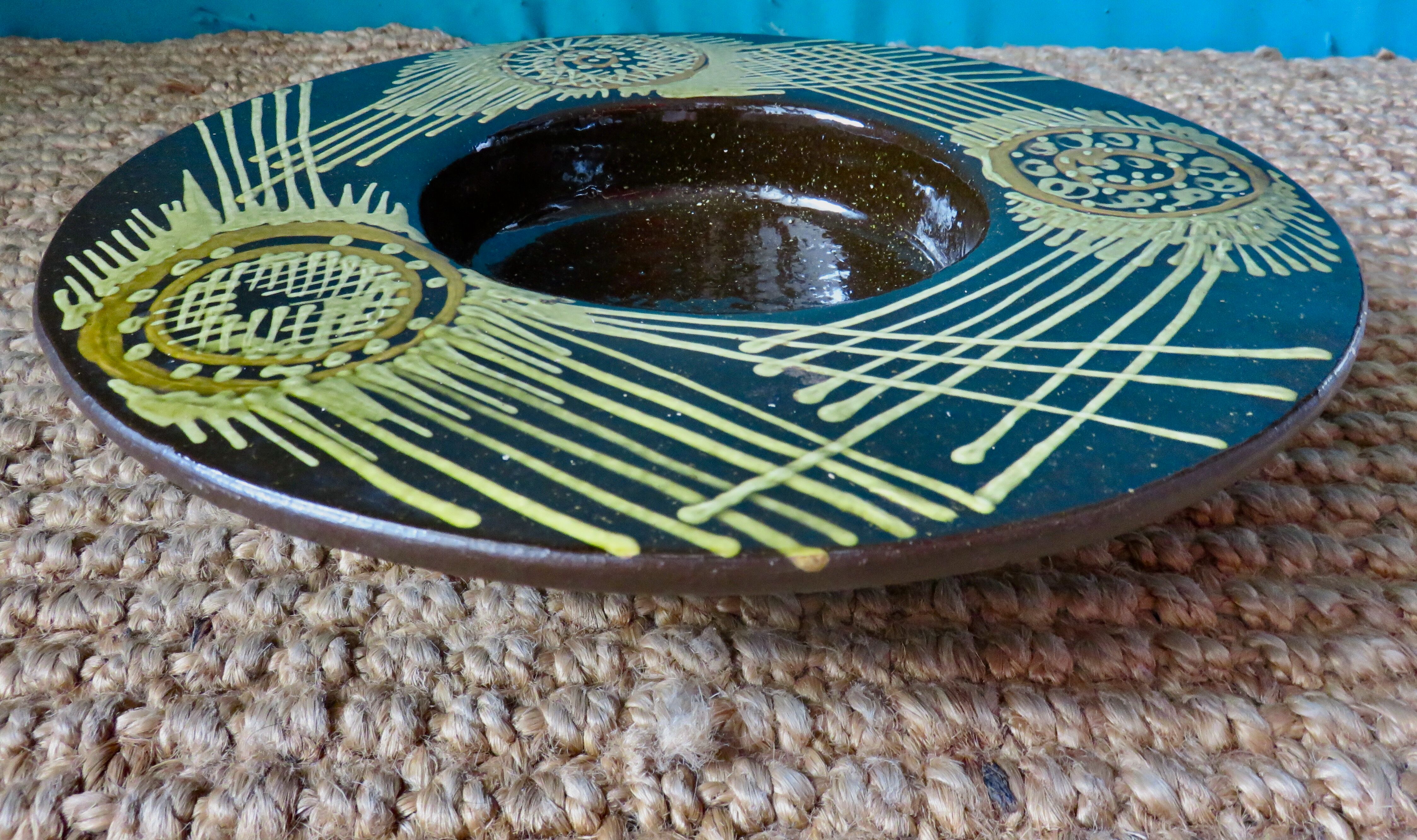 Hollow sandstone dish by Olle Alberius, Sweden 1965