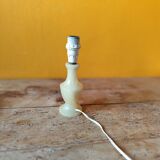Beige marbled stone lamp - small alabaster lamp