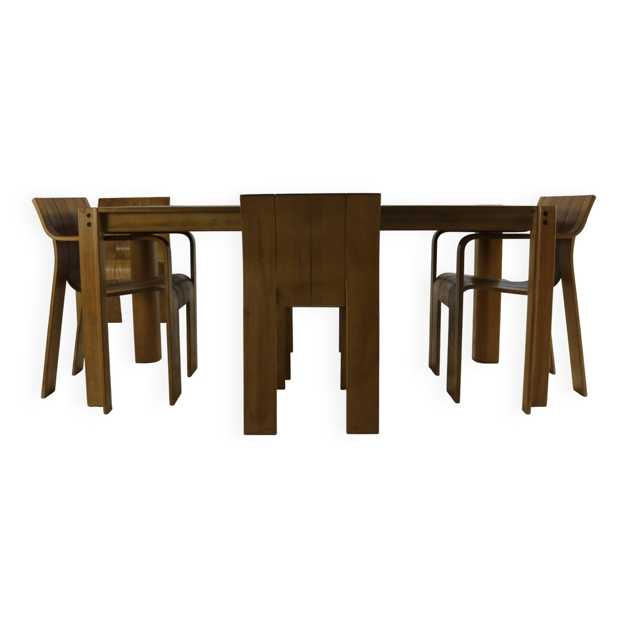 Dutch seventies design dining group by Gijs Bakker for Castelijn