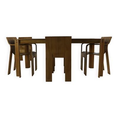 Groupe de salle à manger des années 70 néerlandaises par Gijs Bakker pour Castelijn