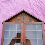 SHOWCASE FOR MINIATURE STYLE VINTAGE WOODEN CHALET WALL