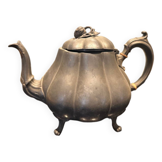 Antique Sheffield Pewter Teapot