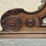 Buffet Sculpted in Walnut marble style Louis XVI
