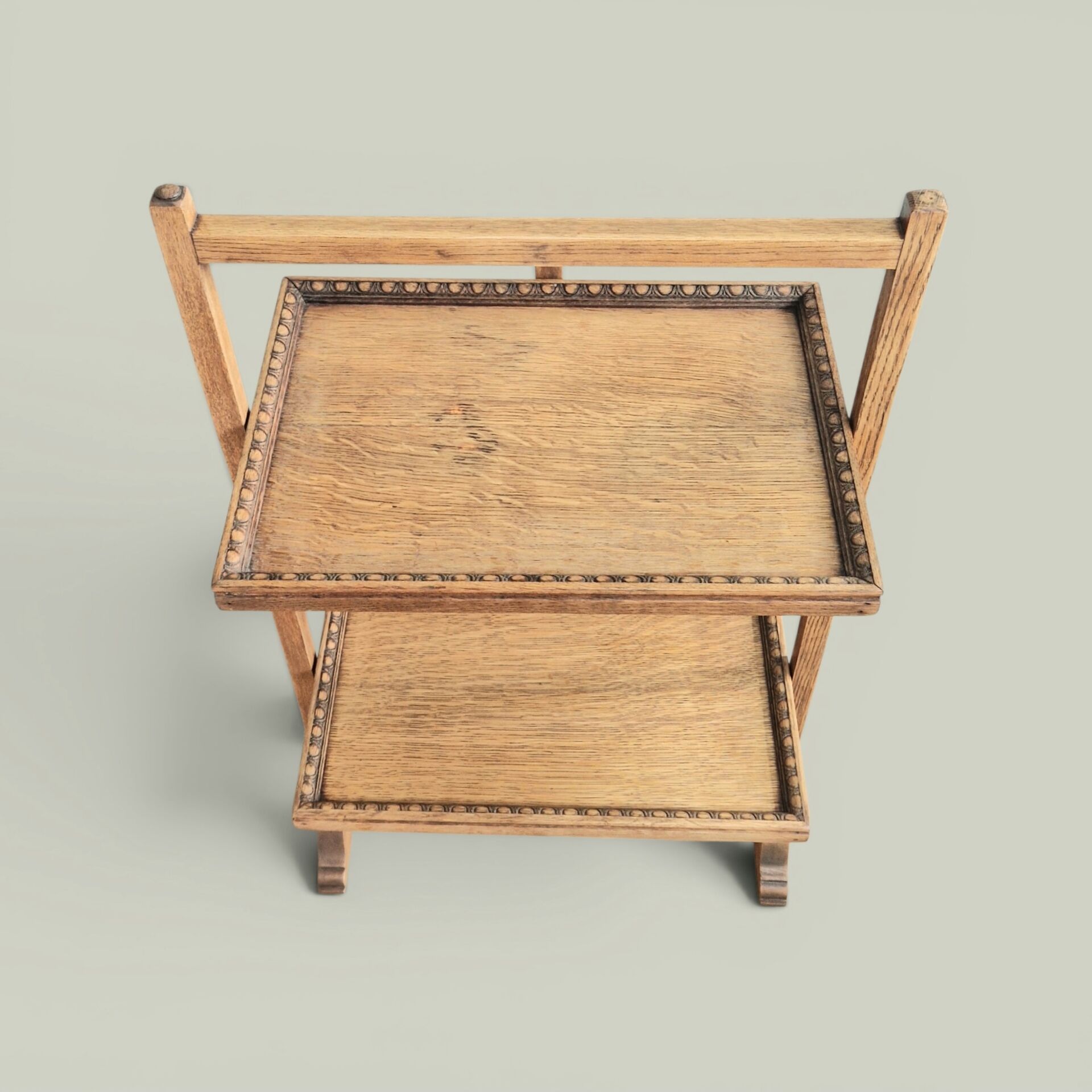 Silent servant, solid wood - Late 19th century - Minimalist side table