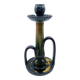 Art Nouveau - Flemish Art Pottery Candlestick - Flame Glaze Technique