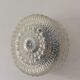 Vintage moulded glass ceiling from the 60s and 70s