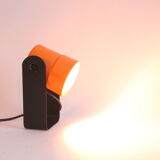 Lampe de table ou applique orange de karl lang pour sis leuchten, allemagne 1976.