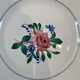Set of four flat plates Sarreguemines Vosges