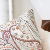 Coussin fantaisie bleu