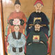Family portrait painting of 4 Chinese dignitaries