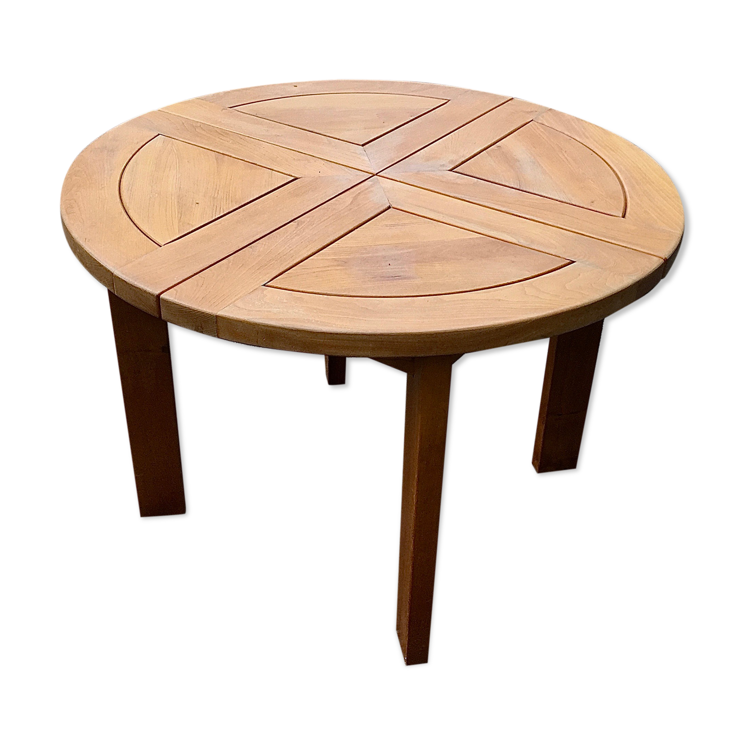 Home extension table massive elm regain