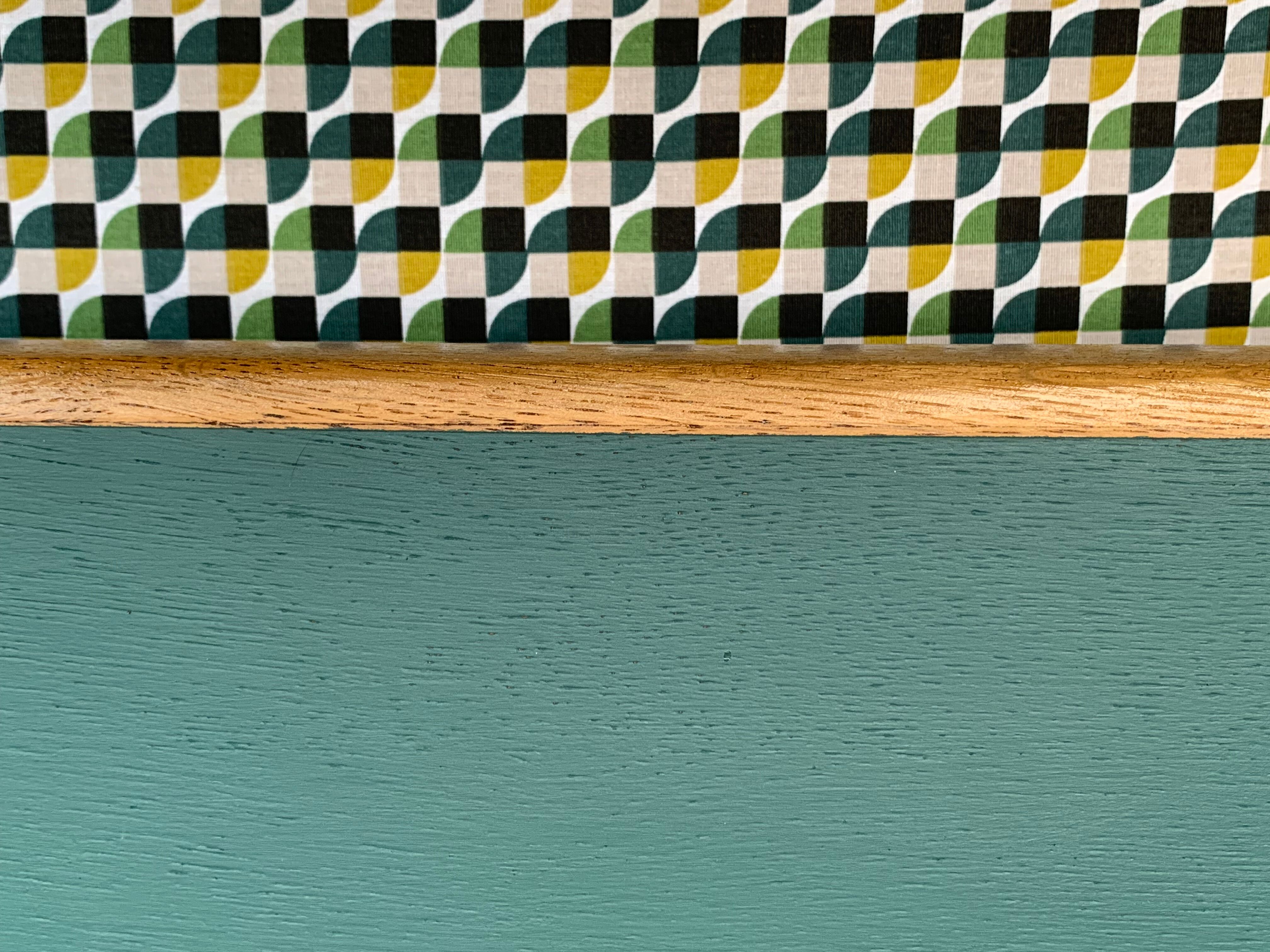 1950s schoolmaster's desk in solid oak