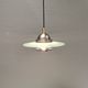 Hanging lamp in metal and painted glass by Swedish Belid, estimated 1980-90s