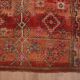 Vintage Moroccan Wool Rug 196 x 350 cm, Berber Handmade Bohemian Rug Unique