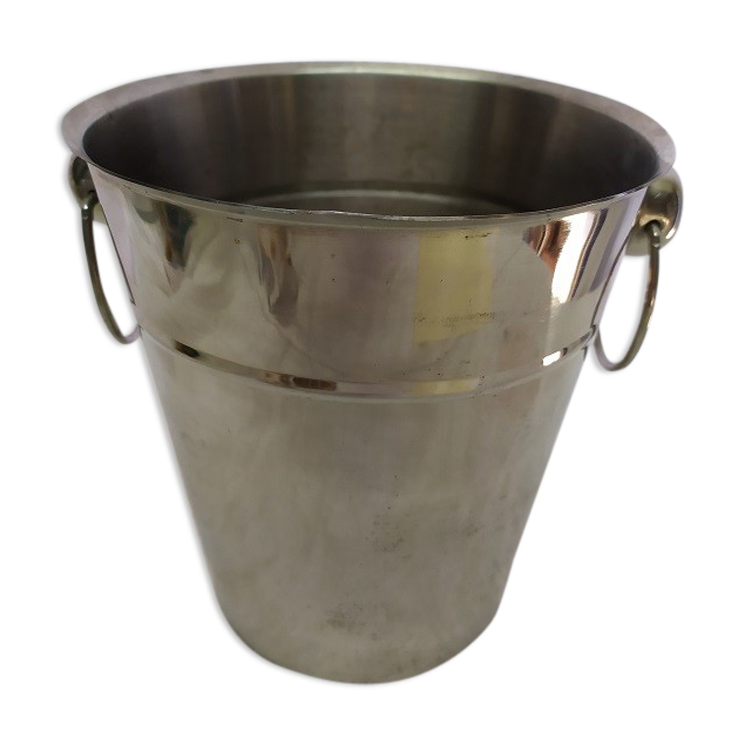 Stainless glass champagne bucket