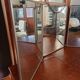 King size triptych barber mirror