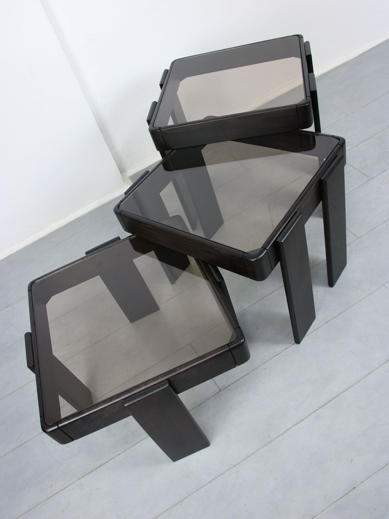 Coffee tables, Gianfranco Frattini, 1960