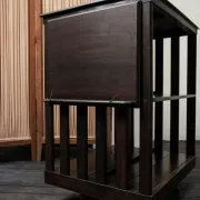 Old wooden revolving library