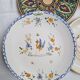 Henriot flat plates, hand-painted