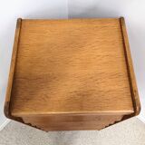 Chevron veneer chiffonier