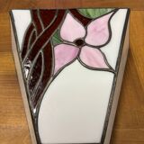 Paire appliques vitrail Art Deco