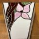 Paire appliques vitrail Art Deco