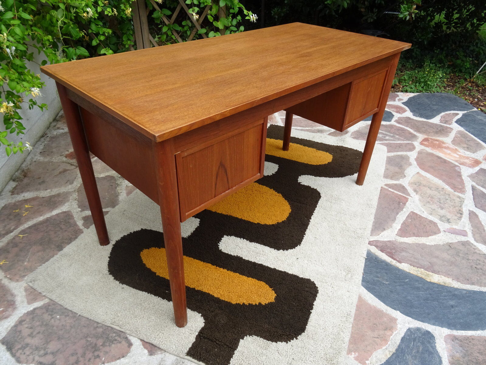 Scandinavian teak desk