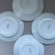 4 antique deep plates Céranord Saint-Amand vegetable garden design