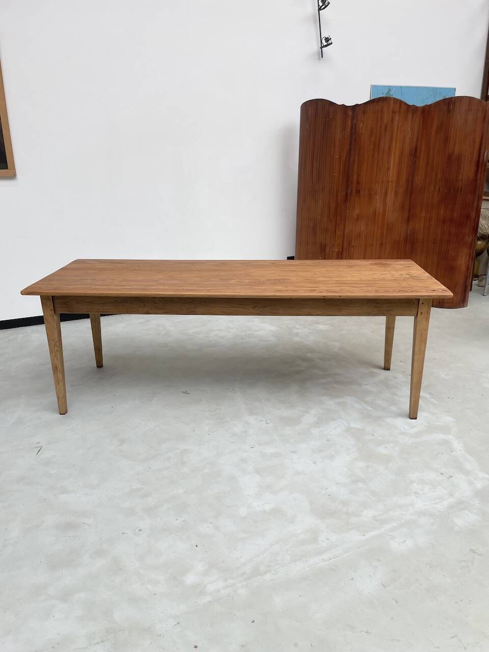 Pine and oak farmhouse table 220 cm