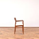 Danish Teak Dining Chairs by Henning Kjærnulf for Korup Stolefabrik, 1960s,